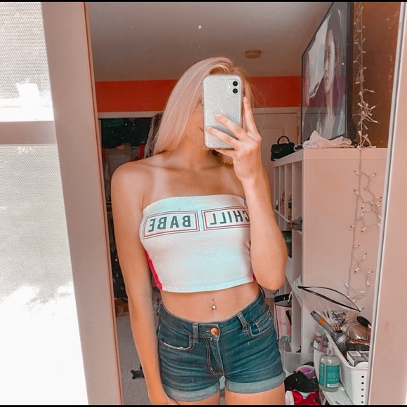 Tops - chill babe tube top